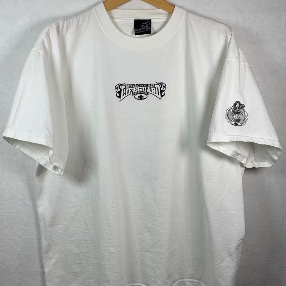 Bull Head Mens T Shirt Life Guard Size XL